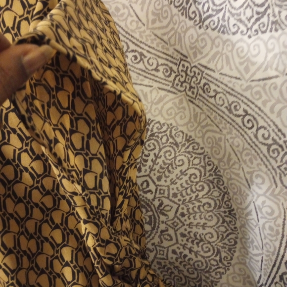 Shein Plus Size A-Line All Over Print Dress with Pleats and Belt Size2XL - Picture 15 of 16